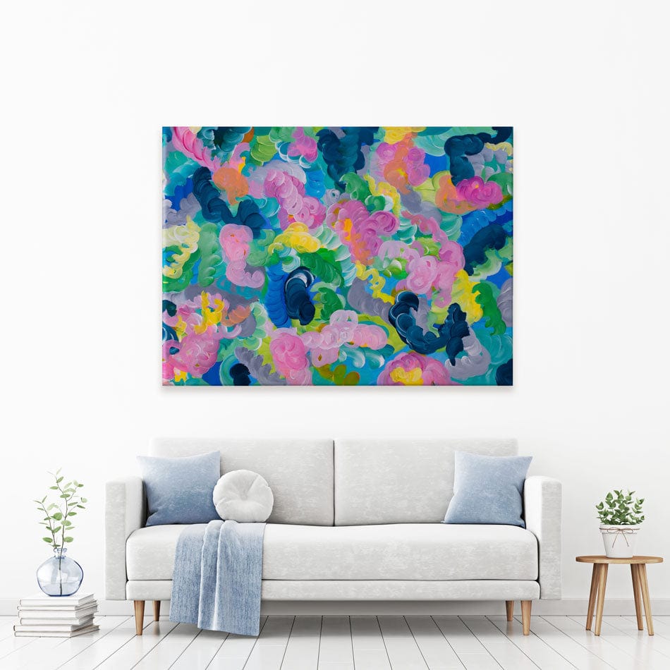 Swirls Canvas Print wall art product Olga Tkachyk
