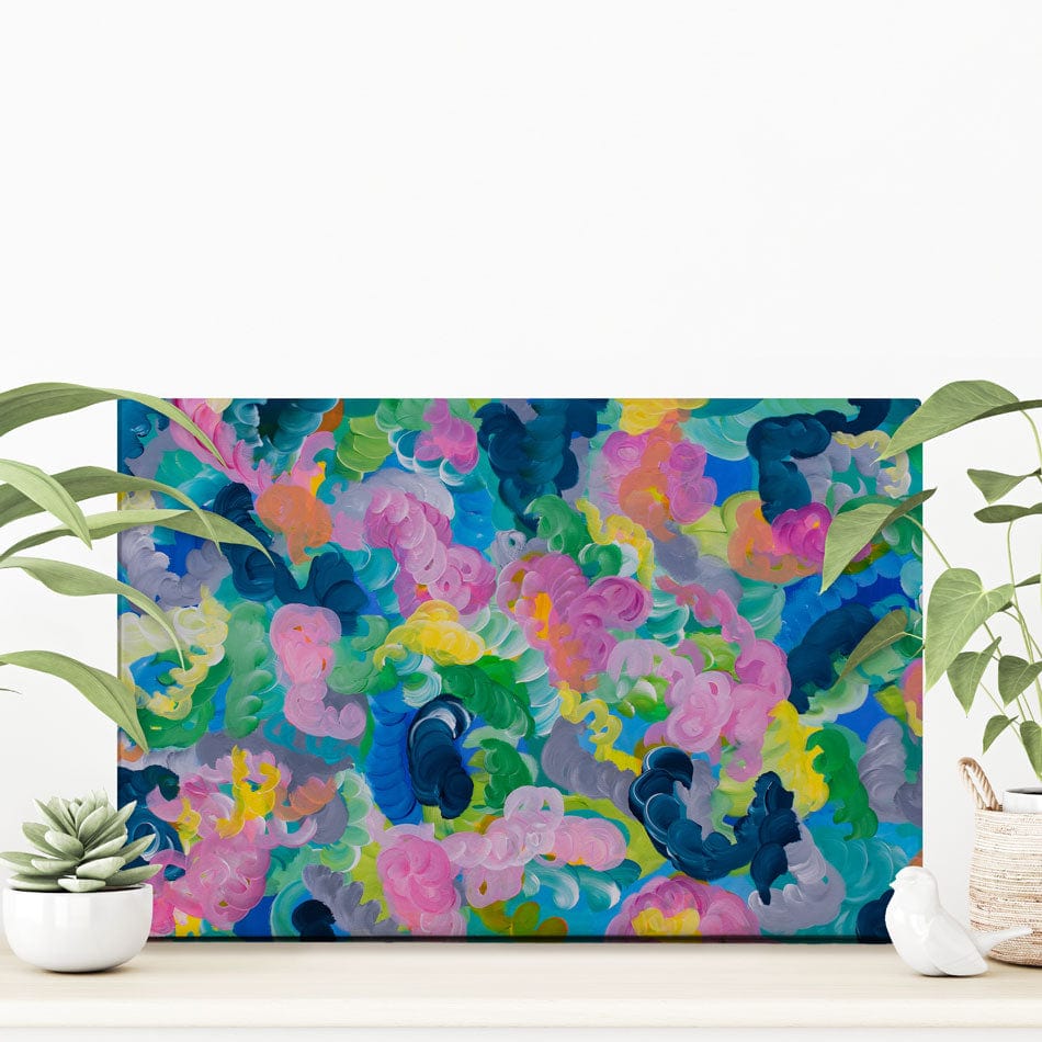 Swirls Canvas Print wall art product Olga Tkachyk
