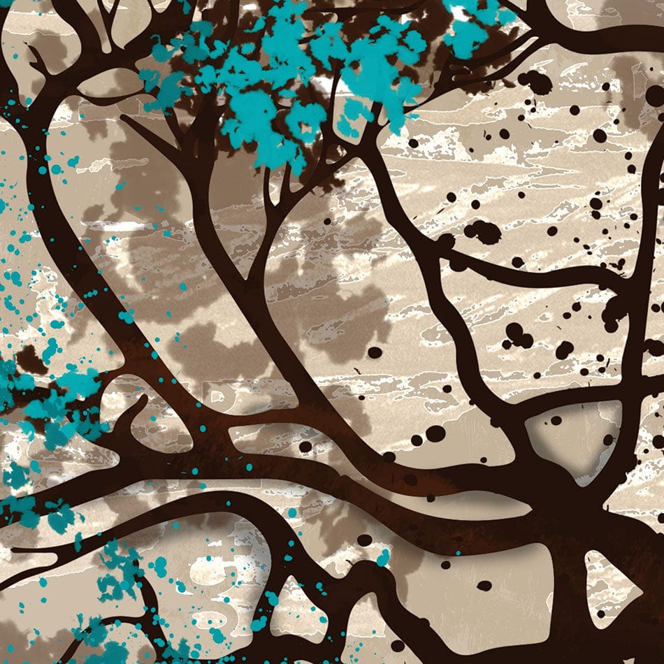 Teal Tree Framed Art Print wall art product taif ahmed / Shutterstock