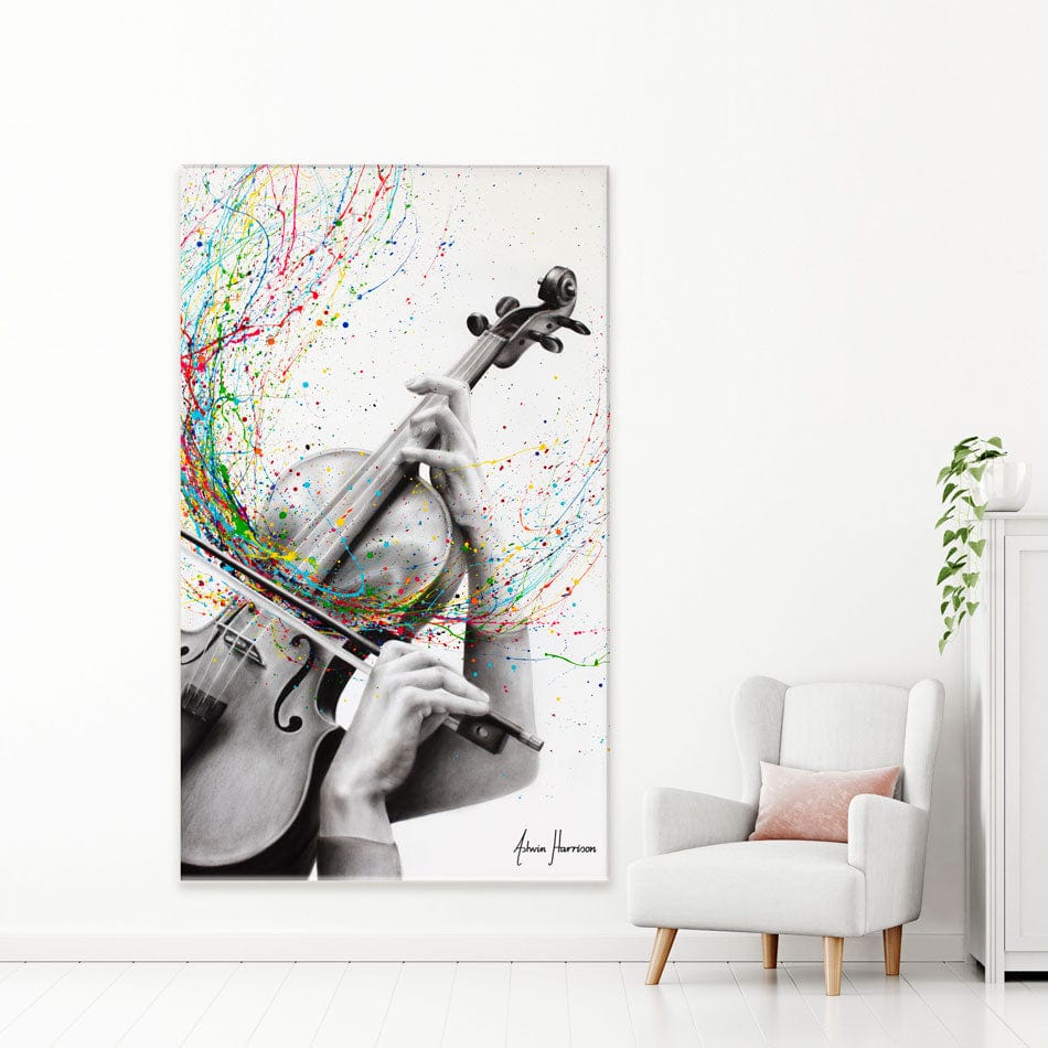 The Violin Solo Canvas Print wall art product Ashvin Harrison