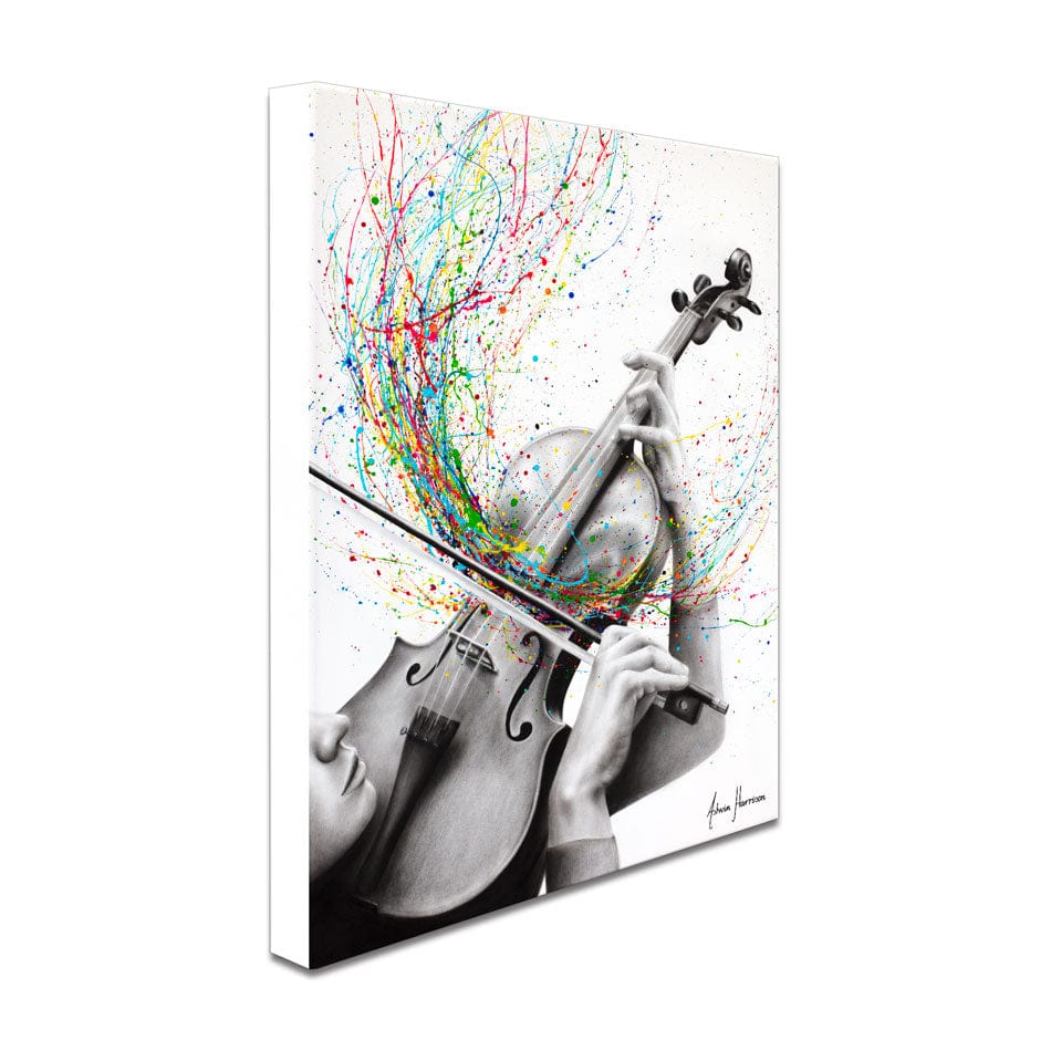 The Violin Solo Canvas Print wall art product Ashvin Harrison
