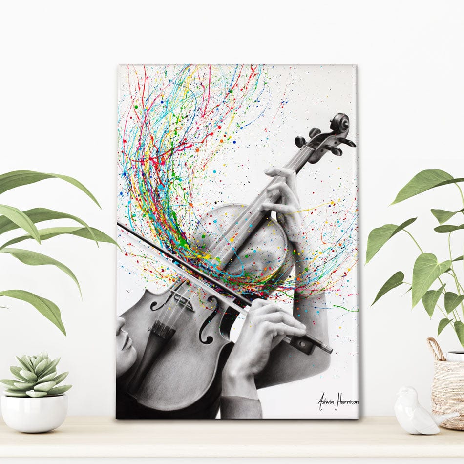 The Violin Solo Canvas Print wall art product Ashvin Harrison