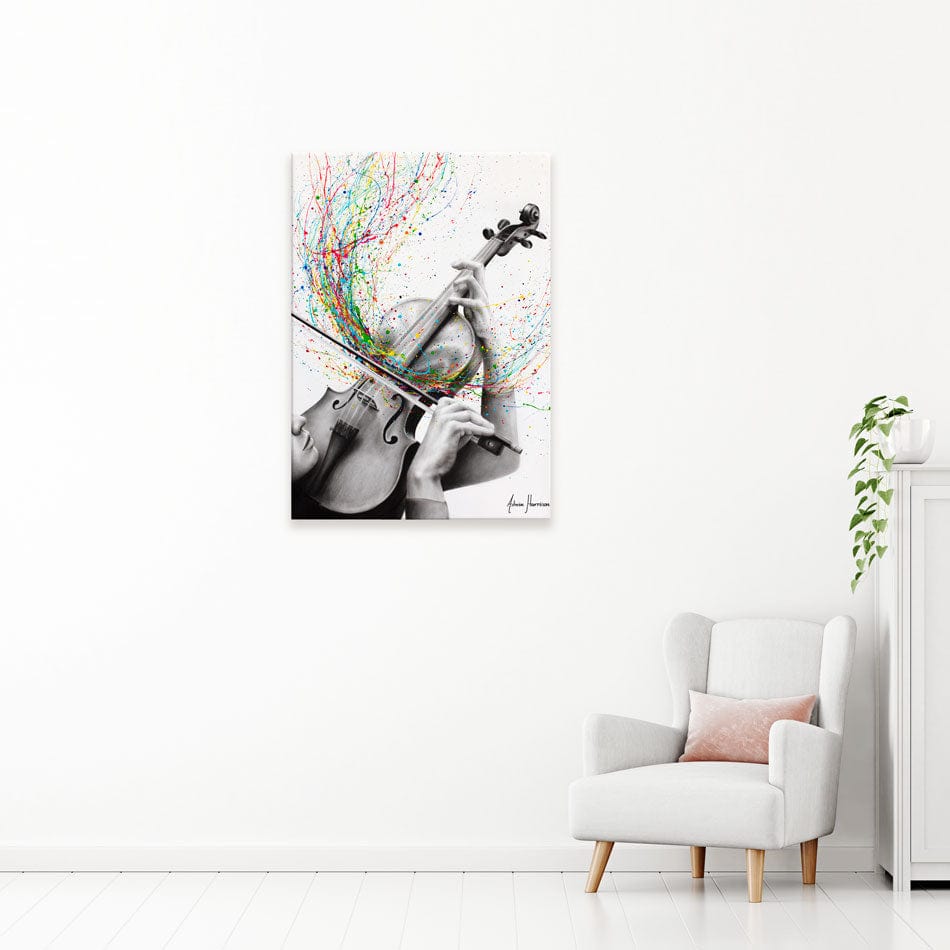 The Violin Solo Canvas Print wall art product Ashvin Harrison