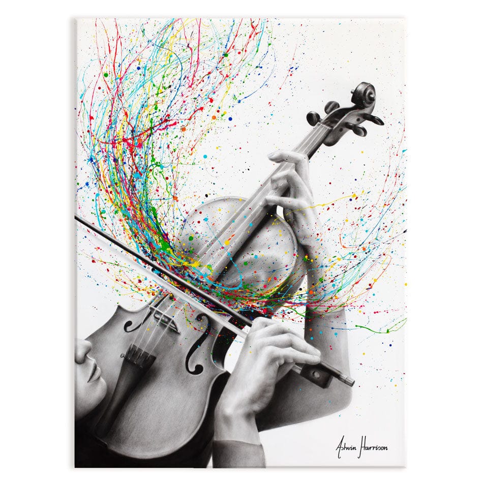 The Violin Solo Canvas Print wall art product Ashvin Harrison