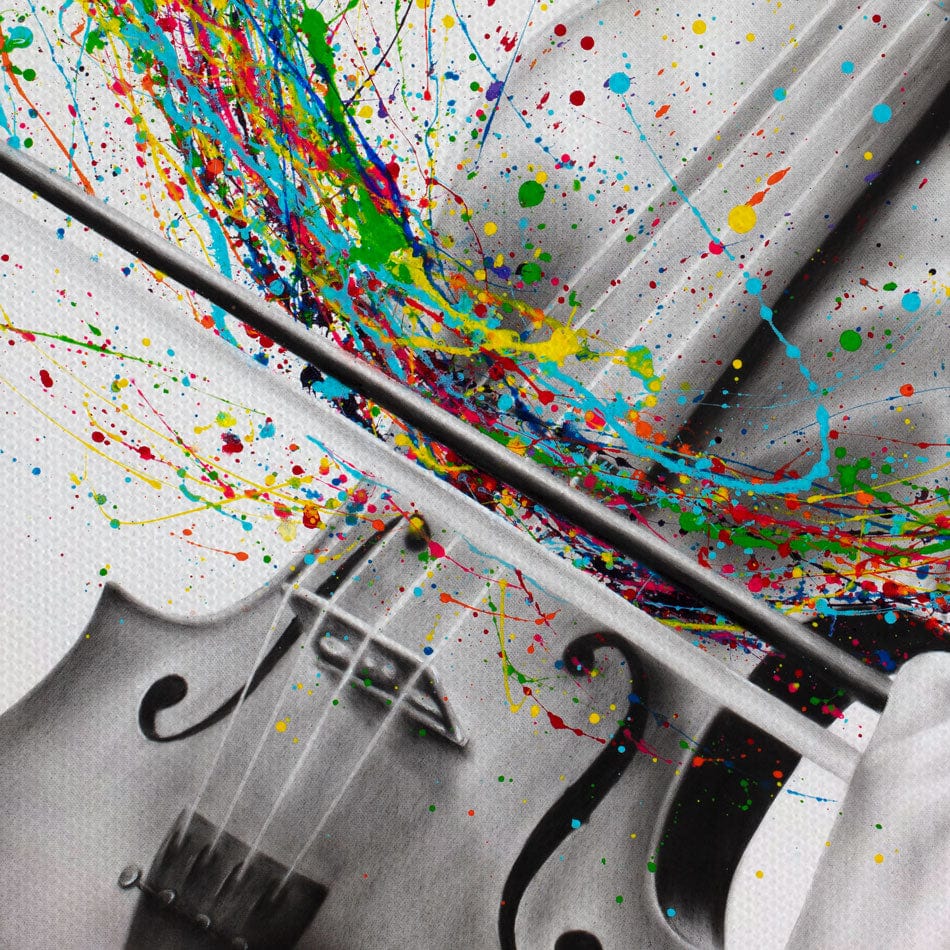 The Violin Solo Canvas Print wall art product Ashvin Harrison