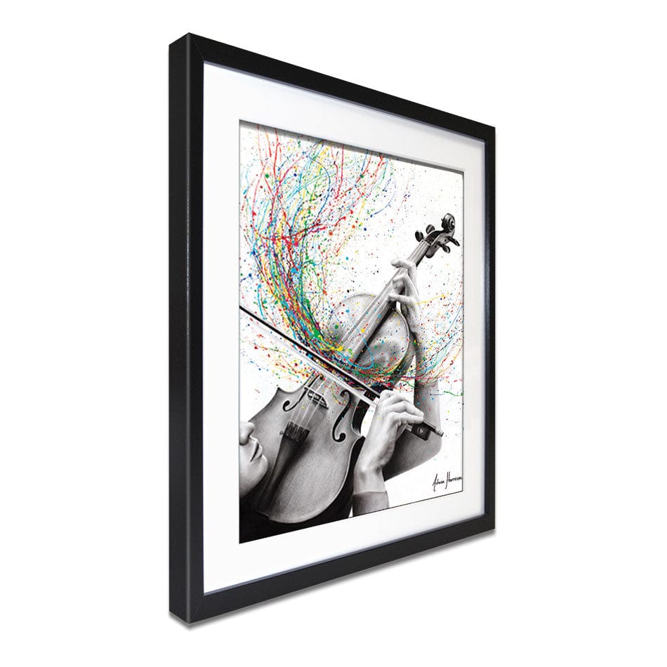 The Violin Solo Framed Art Print wall art product Ashvin Harrison