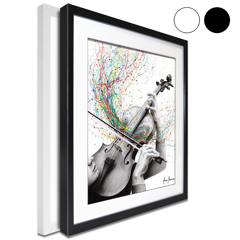 The Violin Solo Framed Art Print wall art product Ashvin Harrison