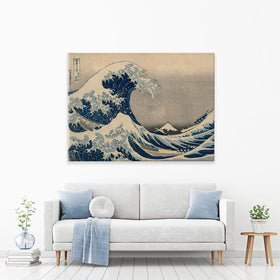 The Great Wave Off Kanagawa Canvas Print