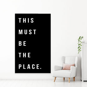This Must Be The Place Canvas Print wall art product K Lyon / Independent