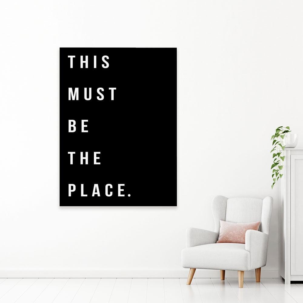 This Must Be The Place Canvas Print wall art product K Lyon / Independent