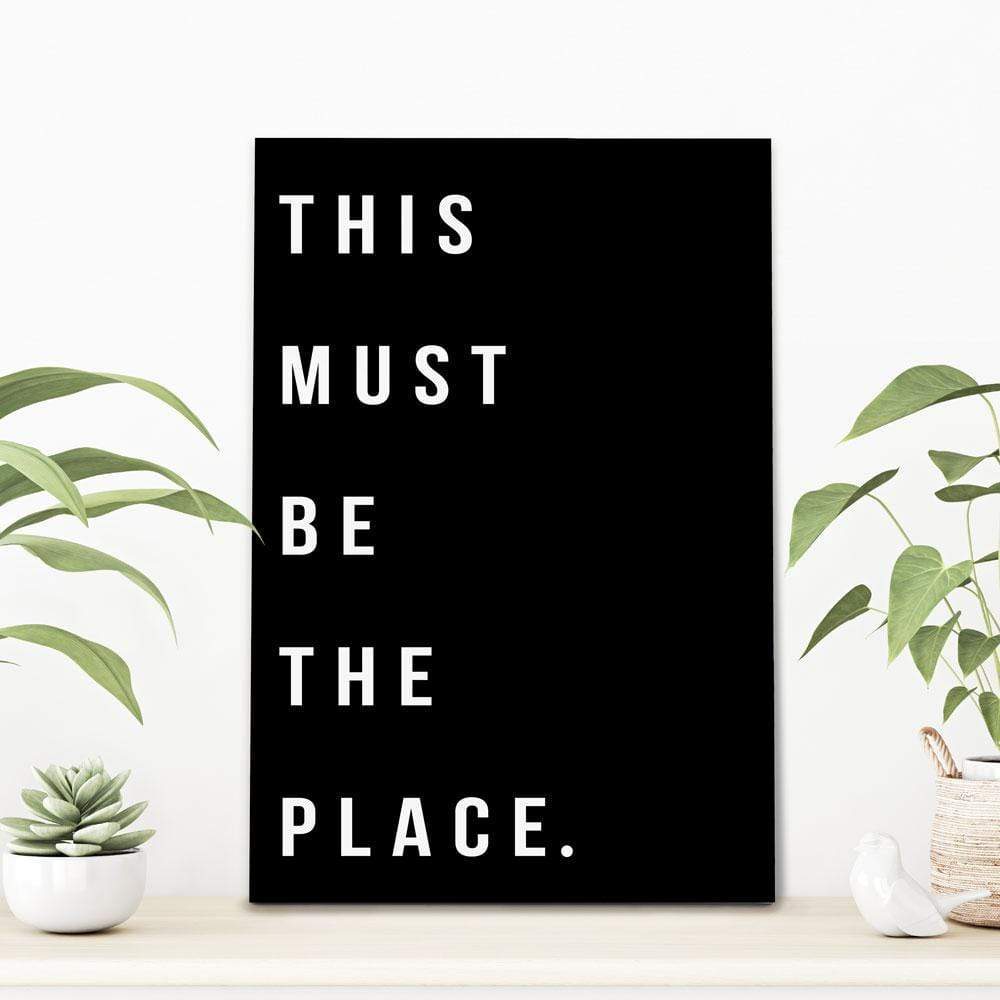 This Must Be The Place Canvas Print wall art product K Lyon / Independent