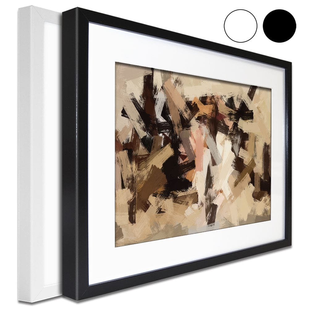 Tones Of Brown Framed Art Print wall art product DigitalArtD / Shutterstock