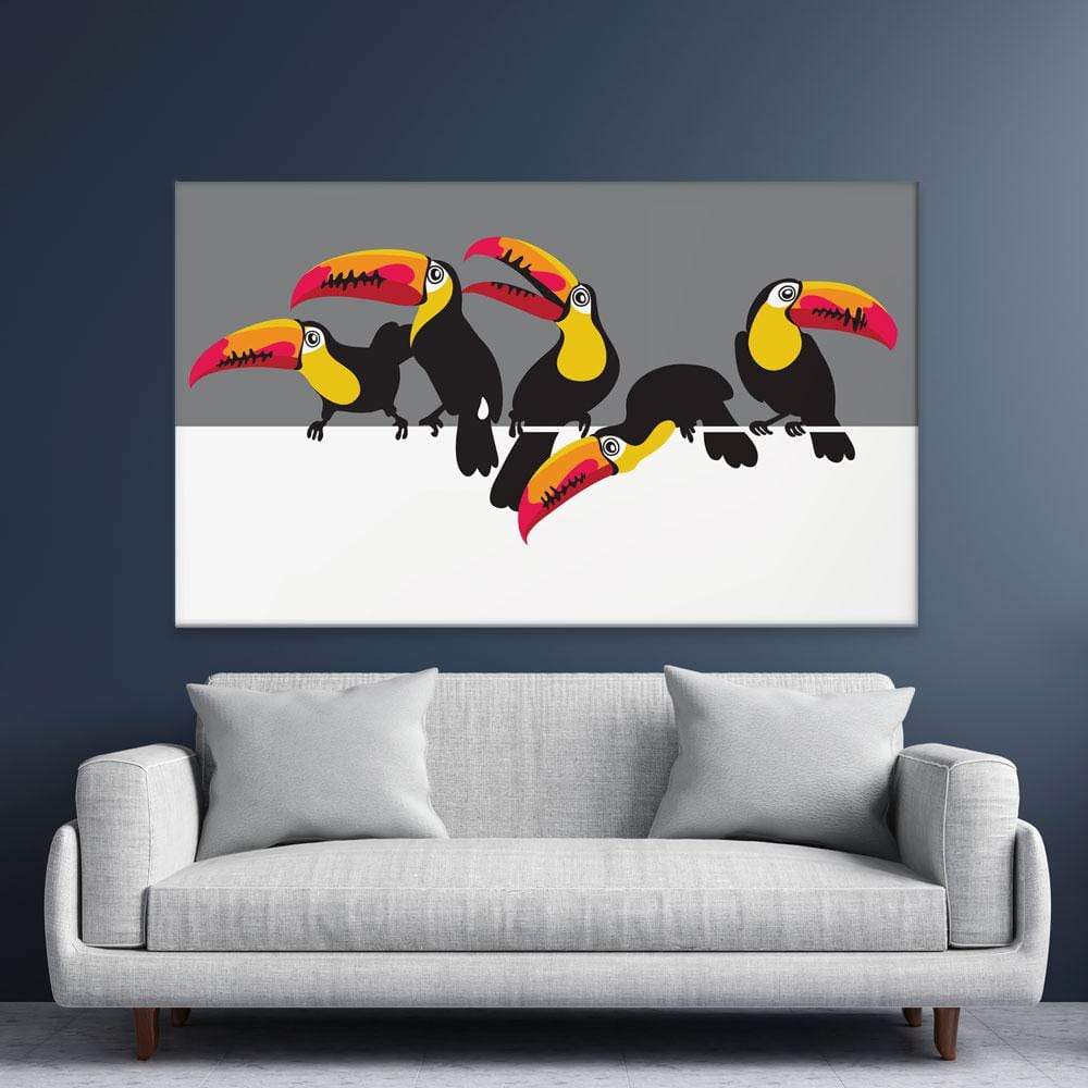 Toucan Party Canvas Print wall art product Afishka / Shutterstock
