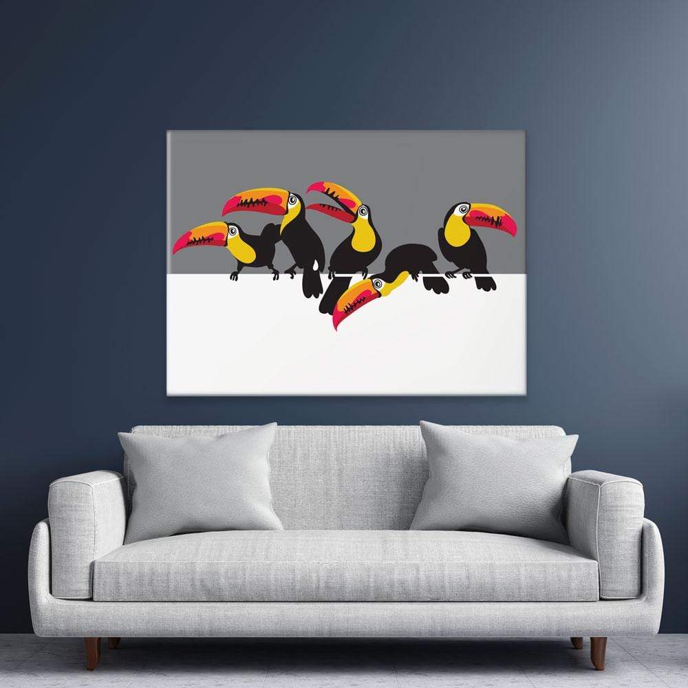 Toucan Party Canvas Print wall art product Afishka / Shutterstock
