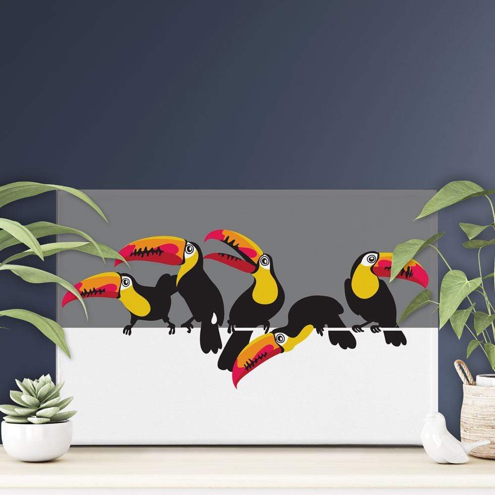 Toucan Party Canvas Print wall art product Afishka / Shutterstock