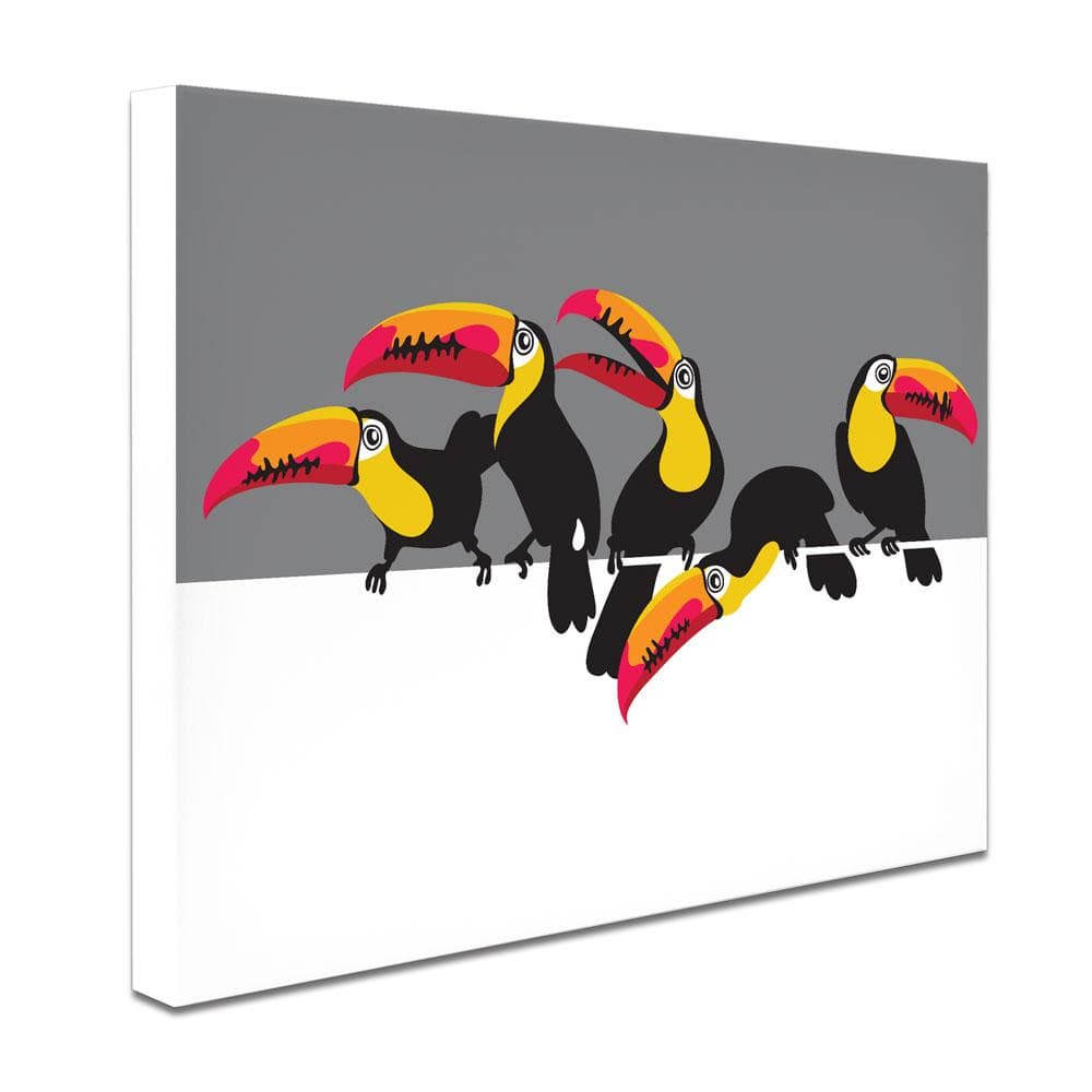 Toucan Party Canvas Print wall art product Afishka / Shutterstock