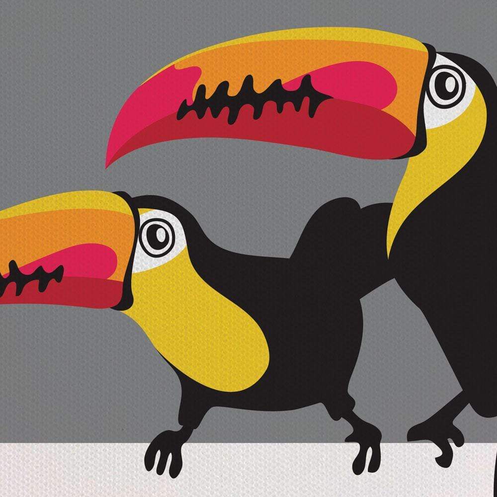 Toucan Party Canvas Print wall art product Afishka / Shutterstock