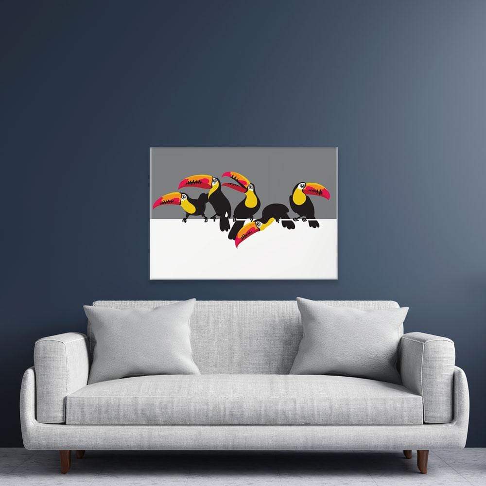 Toucan Party Canvas Print wall art product Afishka / Shutterstock