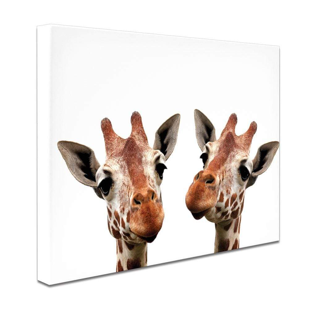 Two Giraffes Canvas Print wall art product kaczor58 / Shutterstock