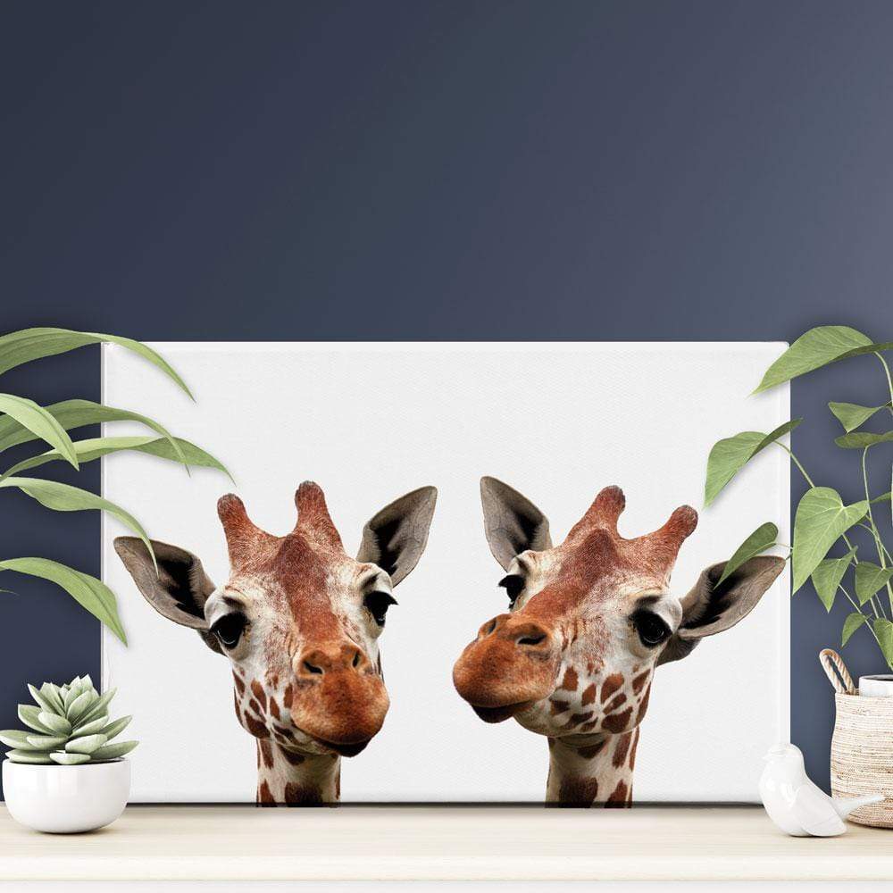 Two Giraffes Canvas Print wall art product kaczor58 / Shutterstock