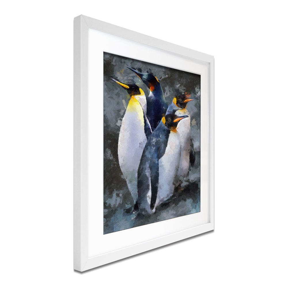 Waddle Of Penguins Framed Art Print wall art product Mohammadreza Zeidabadi / Shutterstock