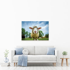 Watching Ewe Canvas Print