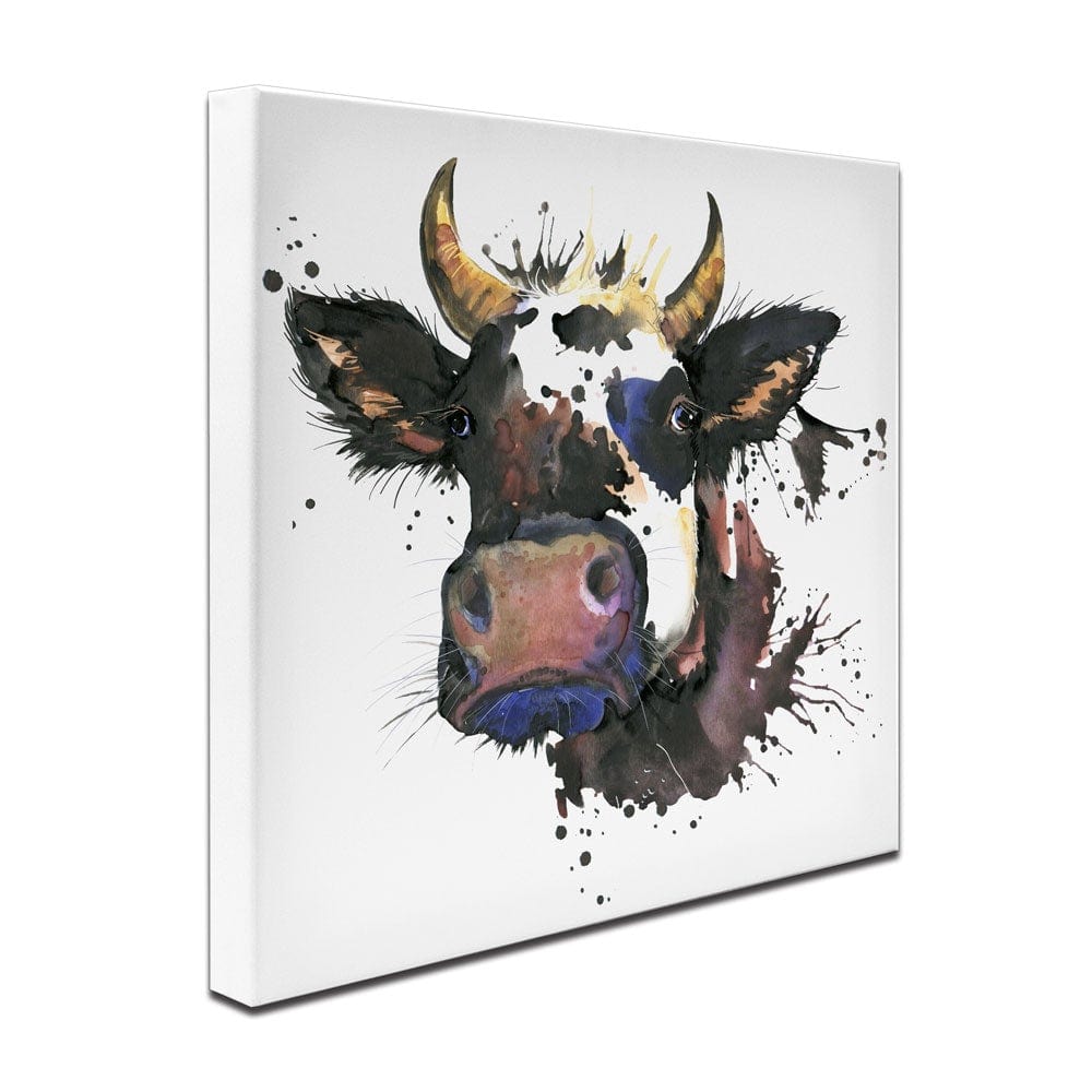 Watercolour Cow Square Canvas Print wall art product Faenkova Elena / Shutterstock