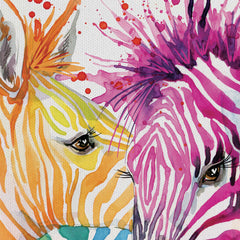 Watercolour Zebra Canvas Print