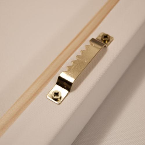 White Highland Cow Portrait Canvas Print wall art product