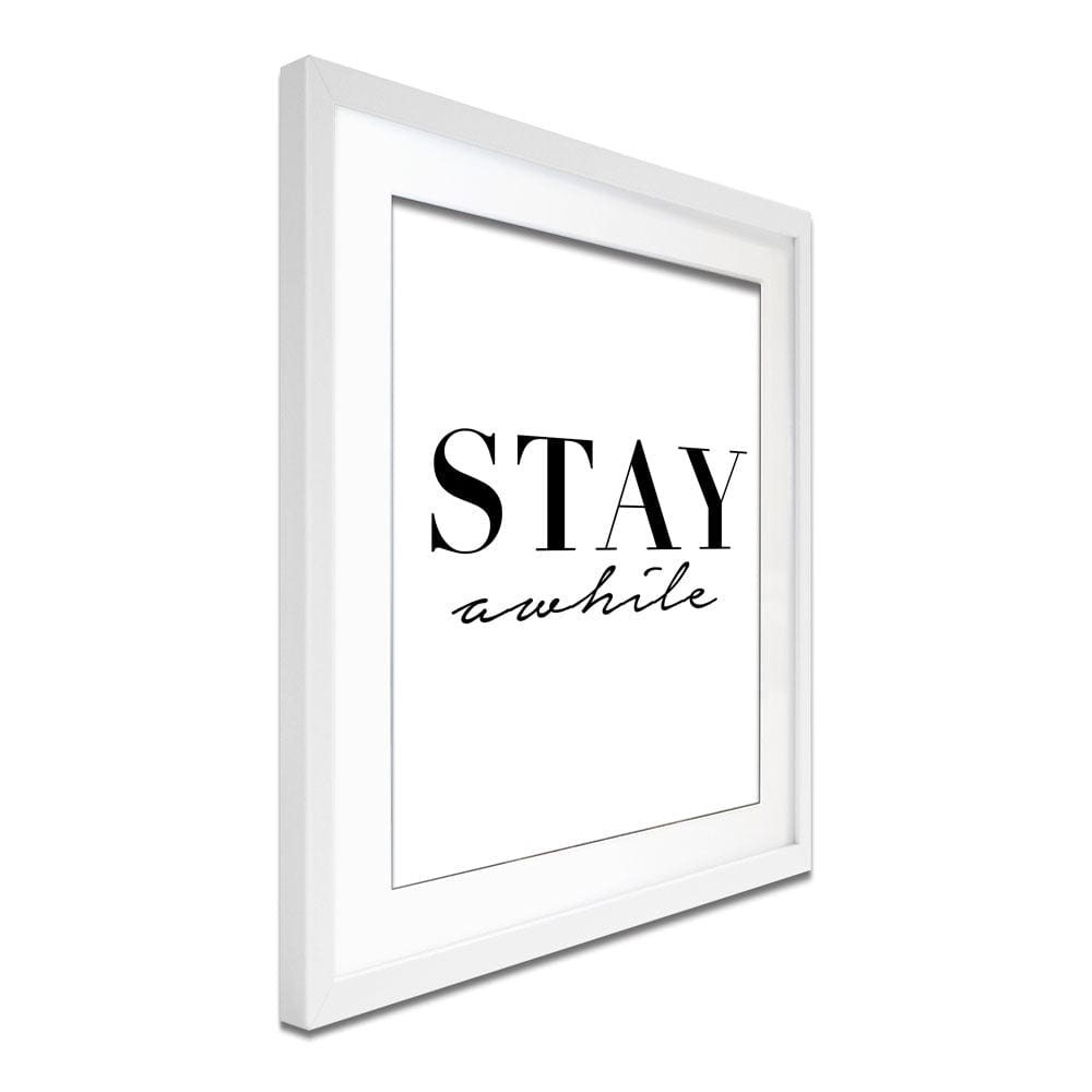 Why Hello Framed Art Print wall art product Art Print Shop