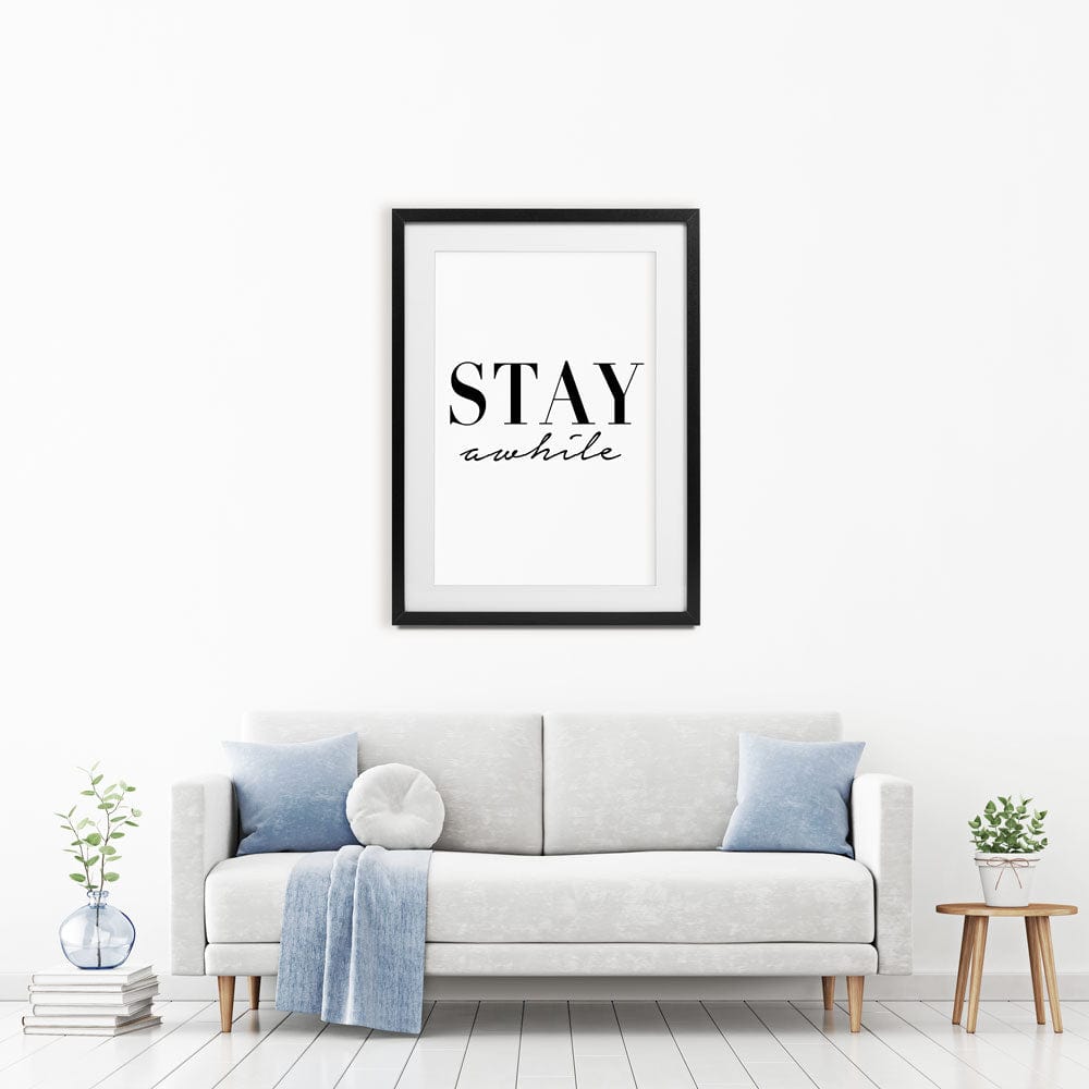 Why Hello Framed Art Print wall art product Art Print Shop