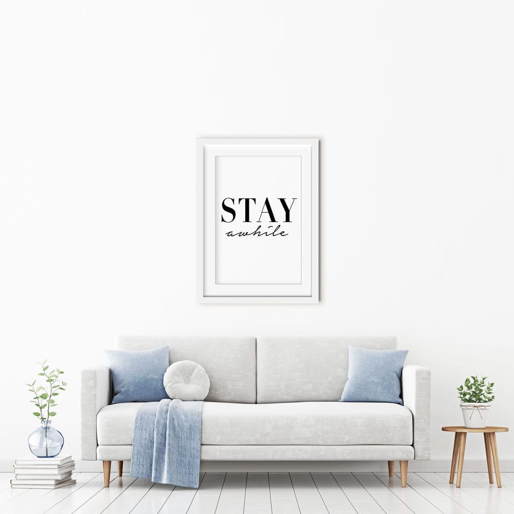 Why Hello Framed Art Print wall art product Art Print Shop