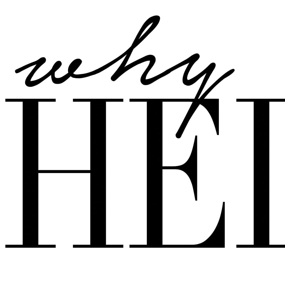 Why Hello Framed Art Print wall art product Art Print Shop