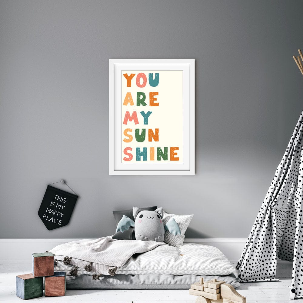 You Are My Sunshine Framed Art Print wall art product LizavetaS / Shutterstock