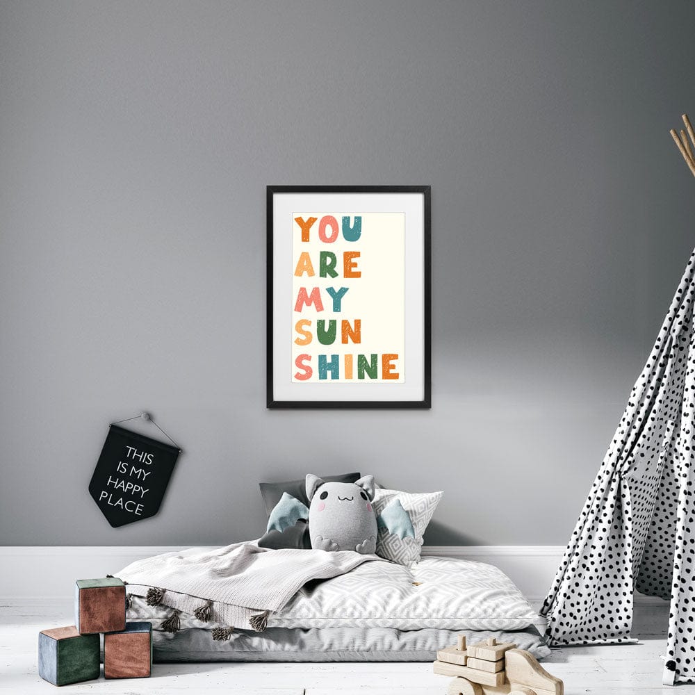 You Are My Sunshine Framed Art Print wall art product LizavetaS / Shutterstock