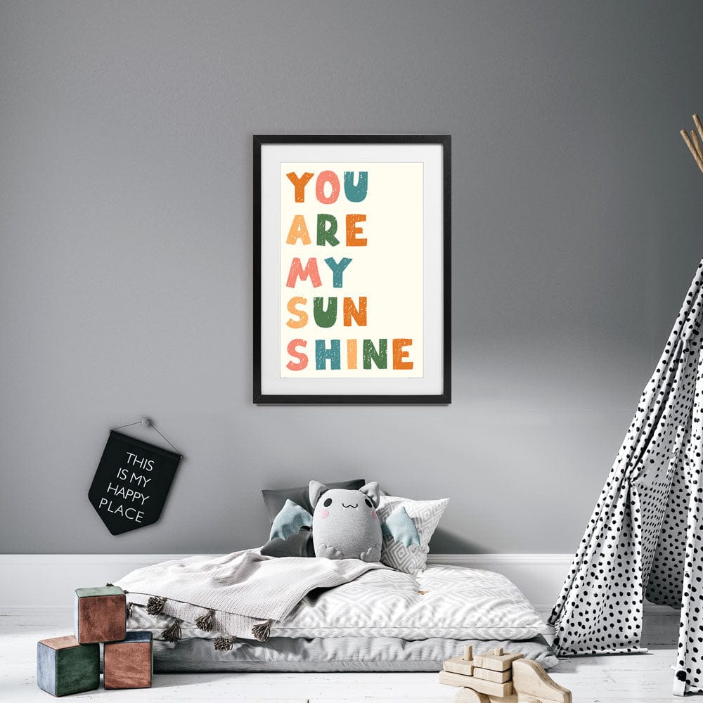 You Are My Sunshine Framed Art Print wall art product LizavetaS / Shutterstock