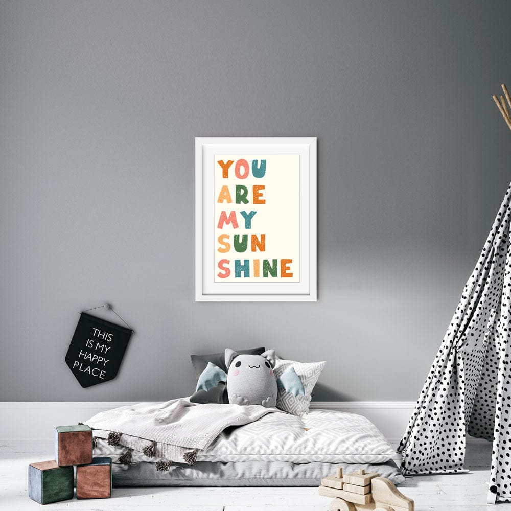 You Are My Sunshine Framed Art Print wall art product LizavetaS / Shutterstock