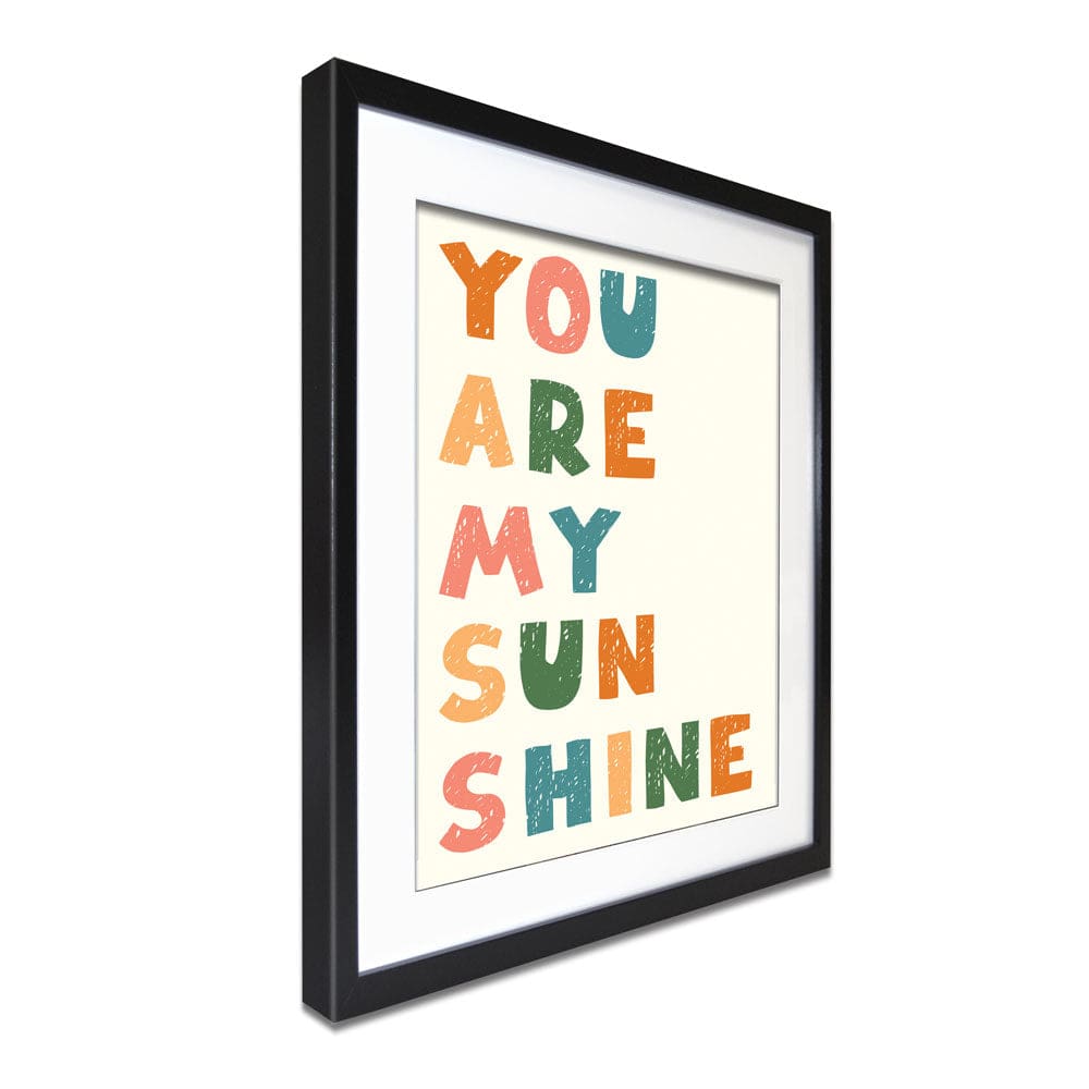 You Are My Sunshine Framed Art Print wall art product LizavetaS / Shutterstock
